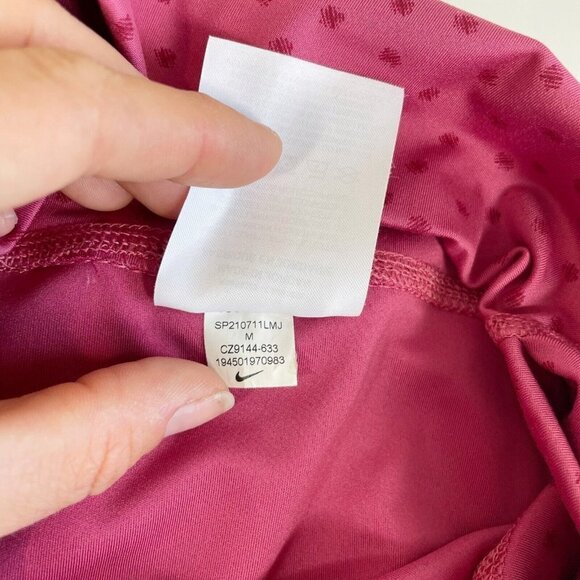 Nike Womens Yoga Dot Twist 7/8 Capri Tights Pink Size M Athletic CZ9144-633 - Picture 8 of 12